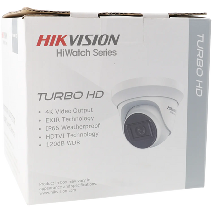 Hikvision Hikvision HWT-T281-M, 8MP/4K, Mini Turret Kamera, IR, 4 in 1 Videoausgang koaxial