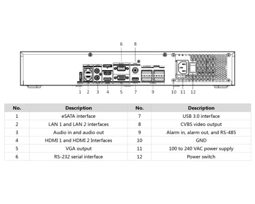 Hikvision Hikvision iDS-7716NXI-M4/X, DeepinMind NVR 16-Kanal, IP-Kamera bis zu 32 MP