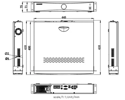 Hikvision Hikvision iDS-7716NXI-M4/X, DeepinMind NVR 16-Kanal, IP-Kamera bis zu 32 MP