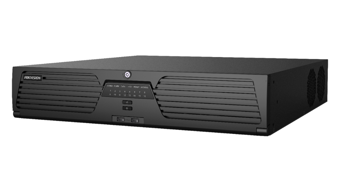 Hikvision Hikvision iDS-9664NXI-I8/X(B), DeepinMind Netzwerk-Videorekorder, 64 Kanäle, 8x Sata