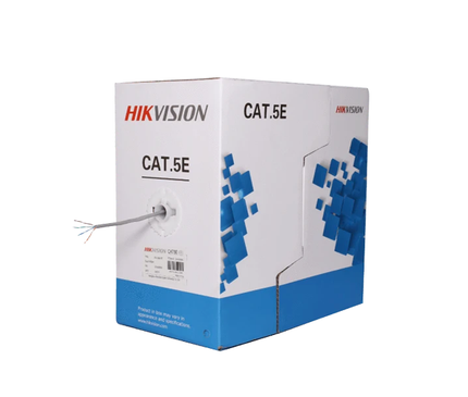 Hikvision Hikvision Câble réseau CAT5e UTP, 305 mtr, 100% cuivre, âmes solides