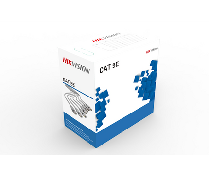 Hikvision Hikvision Câble réseau CAT5e UTP, 305 mtr, 100% cuivre, âmes solides