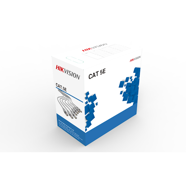 Hikvision Hikvision Network Cable CAT5e UTP, 305 mtr, 100% copper, Solid cores