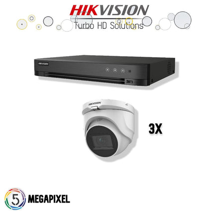 Hikvision Hikvision Turbo HD Set | 3x Eyeball | 5 Megapixel |