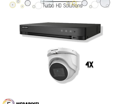 Hikvision Hikvision Turbo HD Set | 4x Eyeball | 5 Megapixel.