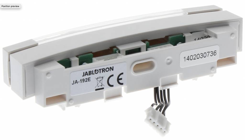 Jablotron JA-192E Controle segment voor codebedienpanelen