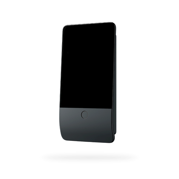 Jablotron Jablotron JA-116E-AN, Kabelgebundener BUS-Touchscreen, RFID-Leser, Anthrazit