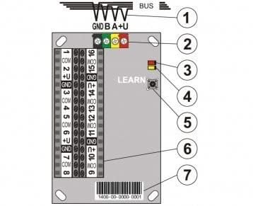 Jablotron Jablotron JA-116H BUS-Expander - 16 Eingänge
