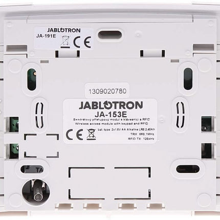 Jablotron Jablotron JA-153E Drahtloses Code-Bedienfeld mit RFID und Tastatur