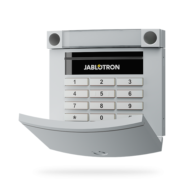 Jablotron Jablotron JA-153E-GR Drahtloses Code-Bedienfeld RFID Schlüssel Grau