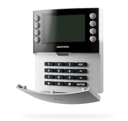Jablotron Jablotron JA-155E Draadloos toetsenbord met display en RFID-lezer WIT