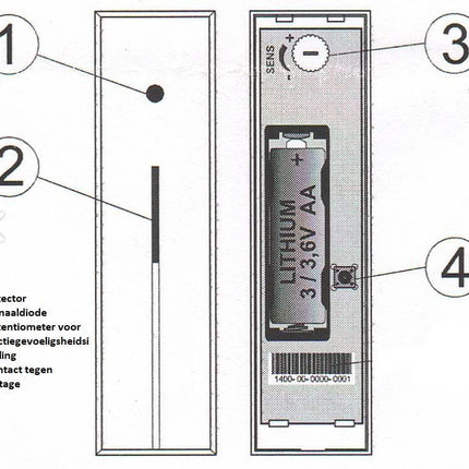 Jablotron Jablotron JA-180B Glasbruchmelder