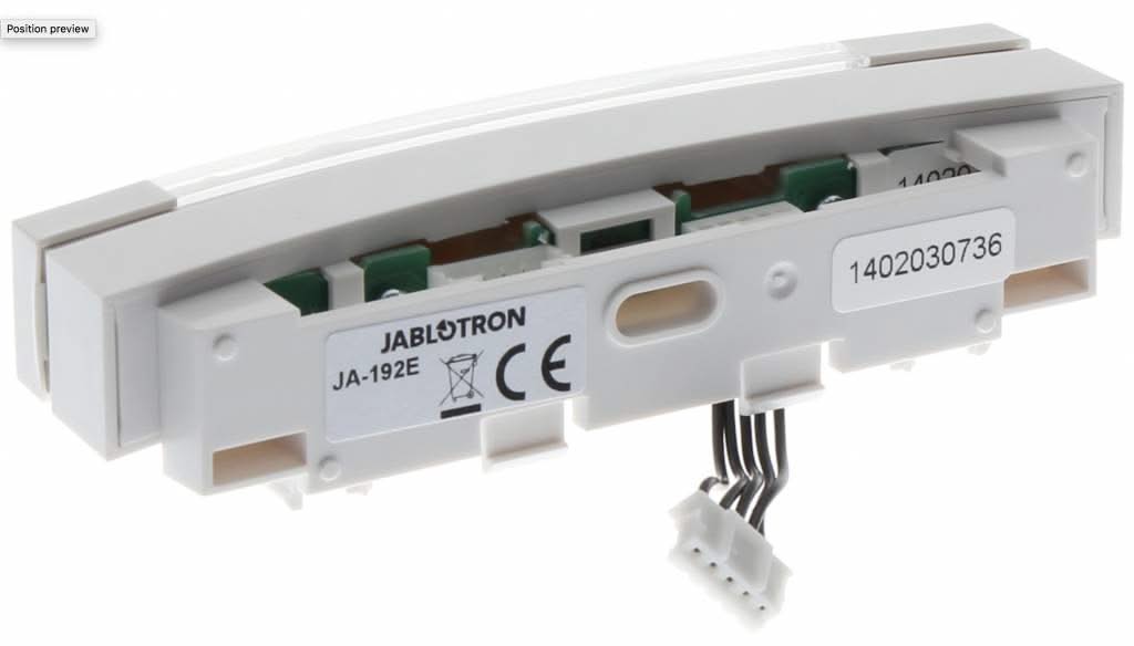 Jablotron Jablotron JA-192E Steuersegment für Code-Steuertafeln