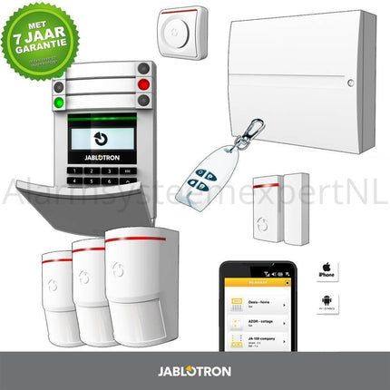 Jablotron Jablotron JA103KR ohne GSM-Modul + LAN Funkalarmanlage KIT (C)