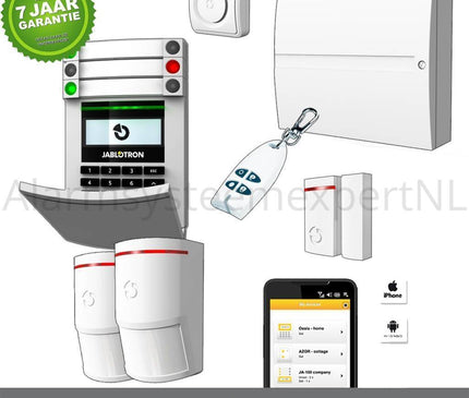 Jablotron Jablotron JA103KR ohne GSM-Modul + LAN Funkalarmanlage KIT (B)