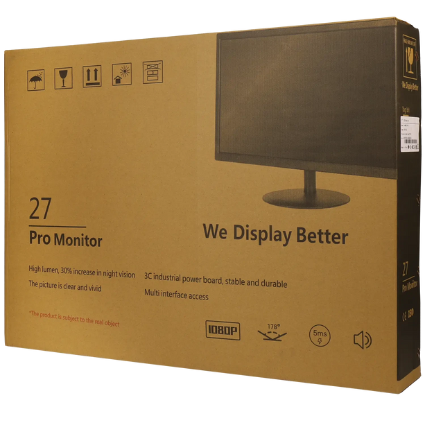 Movok Movok Moniteur LED Full HD 27 pouces avec 2 haut-parleurs