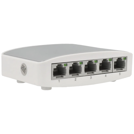 Movok Movok VK-SWITCH-05N-G, 5 Poorts Switch zonder PoE