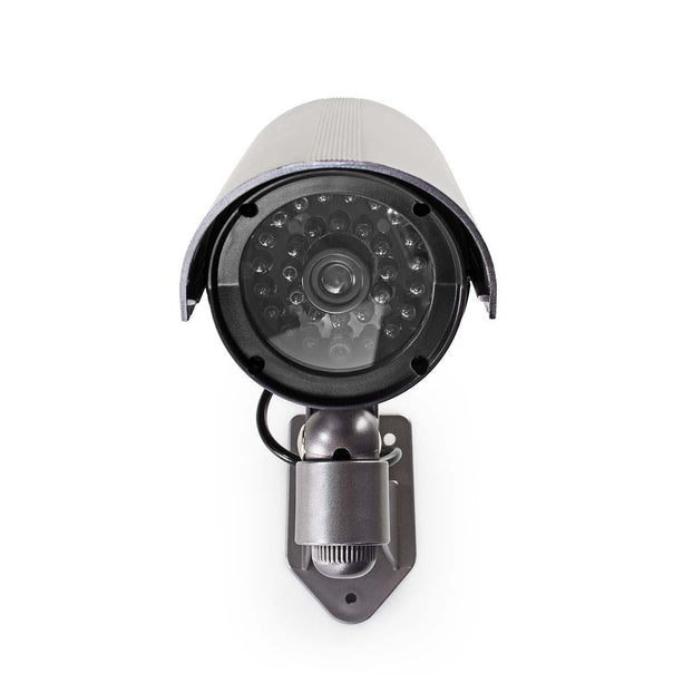 Nedis Dummy beveiligingscamera Bullet IP44 Zilver
