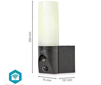 Nedis Nedis 2Mp SmartLife WiFi Camera (rotative) pour l'extérieur avec lampe Led intégrée