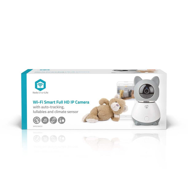 Nedis Nedis Draaibare SmartLife Camera voor Binnen, kinder/baby monitorcamera