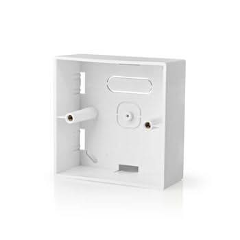 Nedis Nedis Opbouwdoos | Wandmontage | 86 x 86 mm | Wit