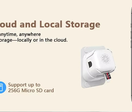 Nedis Nedis Caméra de fenêtre Dual WiFi, Micro SD, Starlight, résolution 4Mp