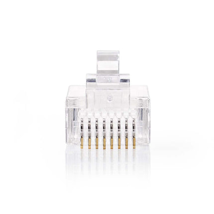 Nedis Nedis RJ45 Connector CAT5 UTP Pass Through Solid 10 pcs (stiff cores)