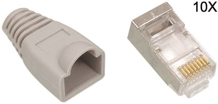 Nedis Nedis RJ45 Connector CAT6 UTP Set 10 pcs (Solid cable)