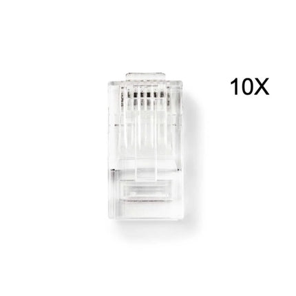 Nedis Nedis RJ45 Stecker CAT6A UTP Set 10 Stück für starre Adern
