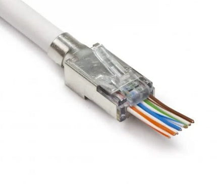 Nedis Nedis RJ45 Connector CAT7 FTP Pass Through connectors Set 10 pcs.