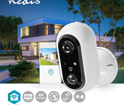 Nedis Nedis SmartLife Kamera für Außenbereich Wi-Fi Full HD IP65 Cloud / MicroSD