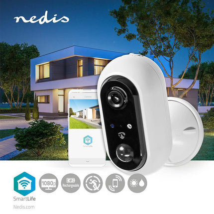 Nedis Nedis SmartLife Camera for Outdoor Wi-Fi Full HD IP65 Cloud / MicroSD