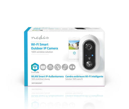 Nedis Nedis SmartLife Kamera für Außenbereich Wi-Fi Full HD IP65 Cloud / MicroSD