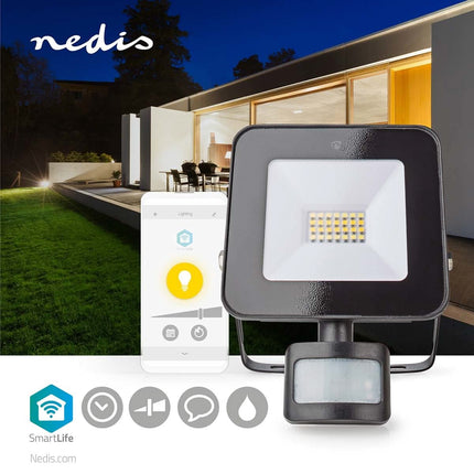 Nedis Nedis SmartLife LED Schijnwerper met bewegingssensor