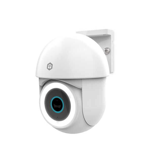 Nedis Nedis SmartLife PT caméra extérieure contrôlable avec WiFi et spot (Full Colour), alimentation fixe
