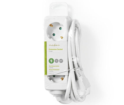 Nedis Nedis Steckdose mit Erdung, 16 A, 3-fach, 3m