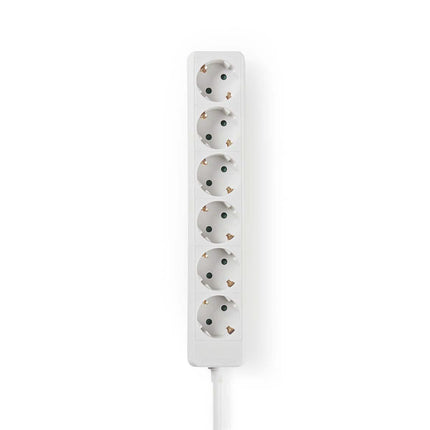 Nedis Nedis Stekkerdoos met randaarde, 16 A, 6-wegs, 1.5m