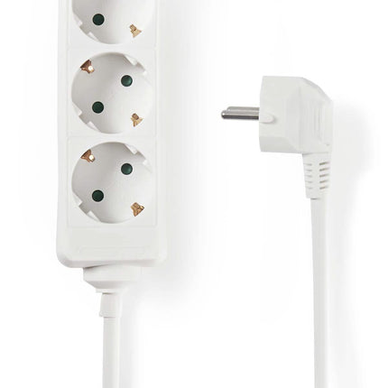 Nedis Nedis Stekkerdoos met randaarde, 16 A, 6-wegs, 1.5m