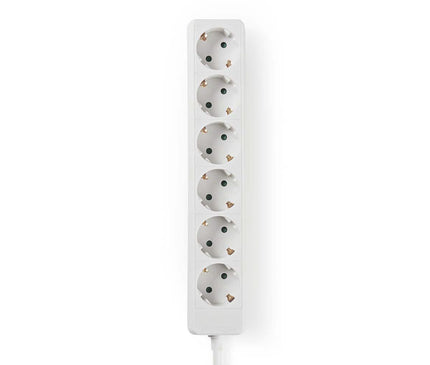 Nedis Nedis Steckdose mit Erdung, 16 A, 6-fach, 3m