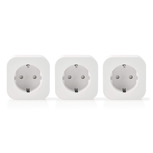 Nedis Nedis Wi-Fi Smart-Stekker | Schuko Type-F | 10 A | 3-Pack