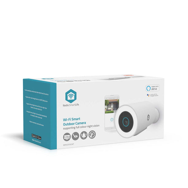 Nedis Nedis Wi-Fi Smartlife 3Mp Full-HD caméra IP d'extérieur avec détecteur de mouvement, alimentation fixe