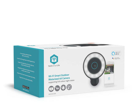 Nedis Nedis Wi-Fi Smartlife 8Mp 4K caméra IP extérieure avec spot, alimentation fixe
