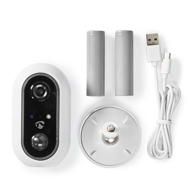 Nedis SmartLife Camera voor Buiten Wi-Fi Full HD IP65 Cloud / MicroSD