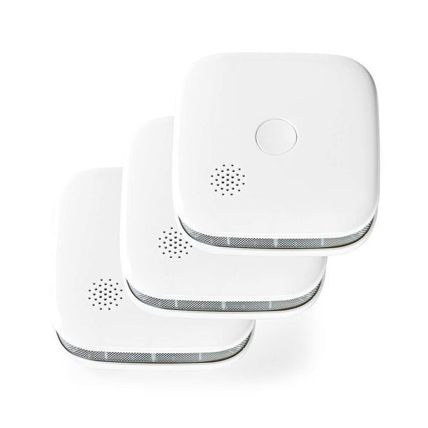 Nedis SmartLife Rookmelder set van 3 stuks incl. vervangbare batterijen