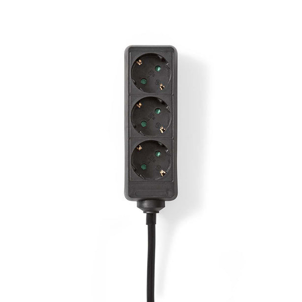 Nedis Stekkerdoos met randaarde, 16 A, 3-wegs, 1.5m