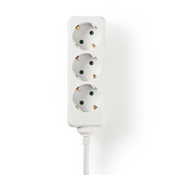 Nedis Stekkerdoos met randaarde, 16 A, 3-wegs, 3m