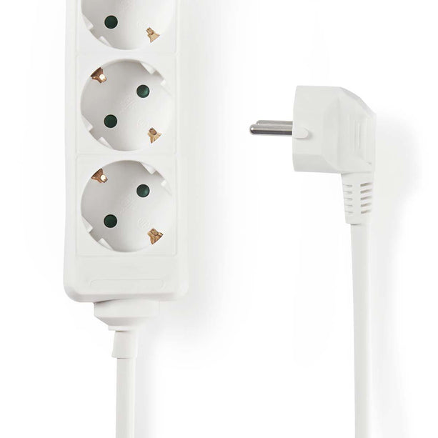 Nedis Stekkerdoos met randaarde, 16 A, 6-wegs, 3m