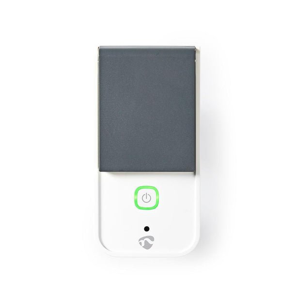 Nedis Wi-Fi Smart Stekker voor Buiten | Spatwaterbestendig | IP44 | Verbruiksmonitor | Schuko Type F | 16 A