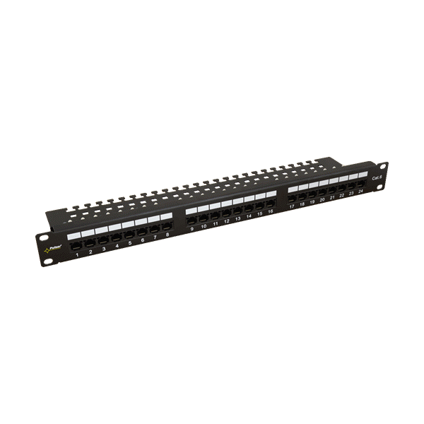 Pulsar Pulsar RP-U24V6, Patch panel 1HE 24 ports UTP Cat5/6