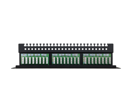 Pulsar Pulsar RP-U24V6, Patchpanel 1HE 24 Anschlüsse UTP Cat5/6